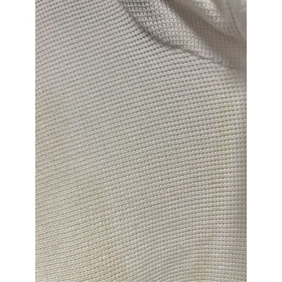 Cyrus Winter White Waffle Knit Hoodie Sweater sz XL NWOT - Picture 3 of 7